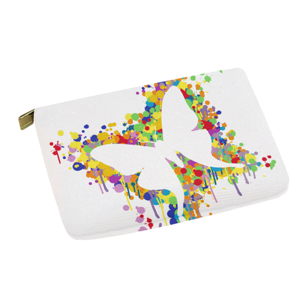 Dancing Butterfly Splash Carry-All Pouch 12.5''x8.5''