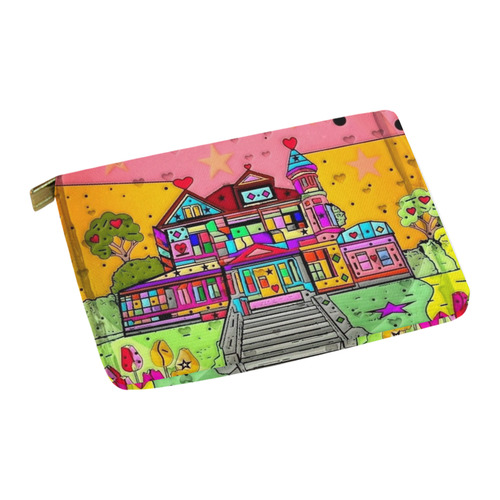 Dream House Popart by Nico Bielow Carry-All Pouch 12.5''x8.5''