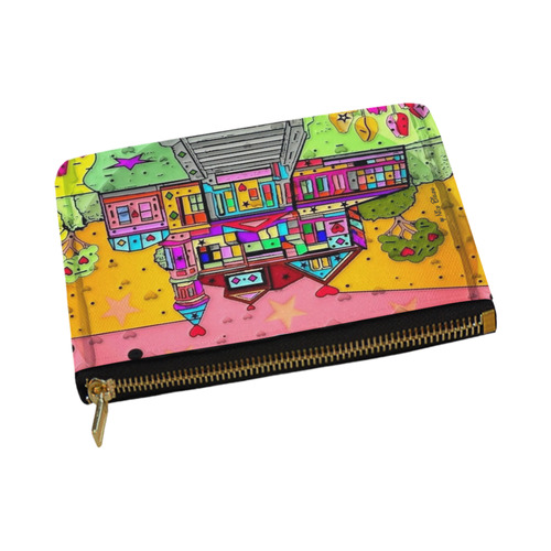 Dream House Popart by Nico Bielow Carry-All Pouch 12.5''x8.5''