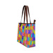 Multicolored Jigsaw Puzzle Shoulder Tote Bag (Model 1646) | ID: D1120484