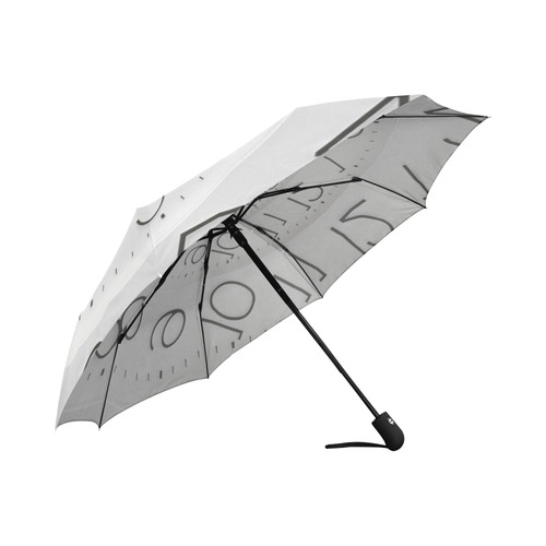 Clock Spiral Droste Auto-Foldable Umbrella (Model U04)