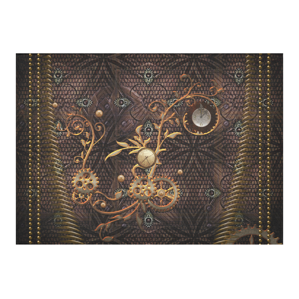 Steampunk, gallant design Cotton Linen Tablecloth 60"x 84"
