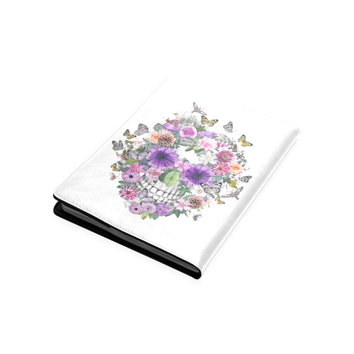 flower skull pink, orange,violett Custom NoteBook B5