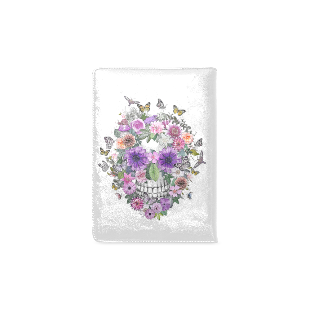 flower skull pink, orange,violett Custom NoteBook A5