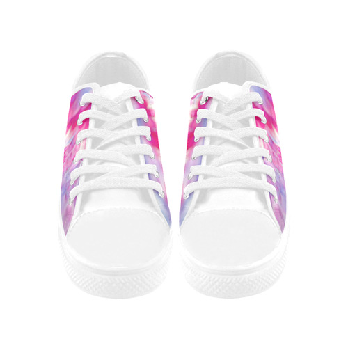 New fresh ladies shoes / New collection : pink and white Aquila Microfiber Leather Women's Shoes (Model 031)
