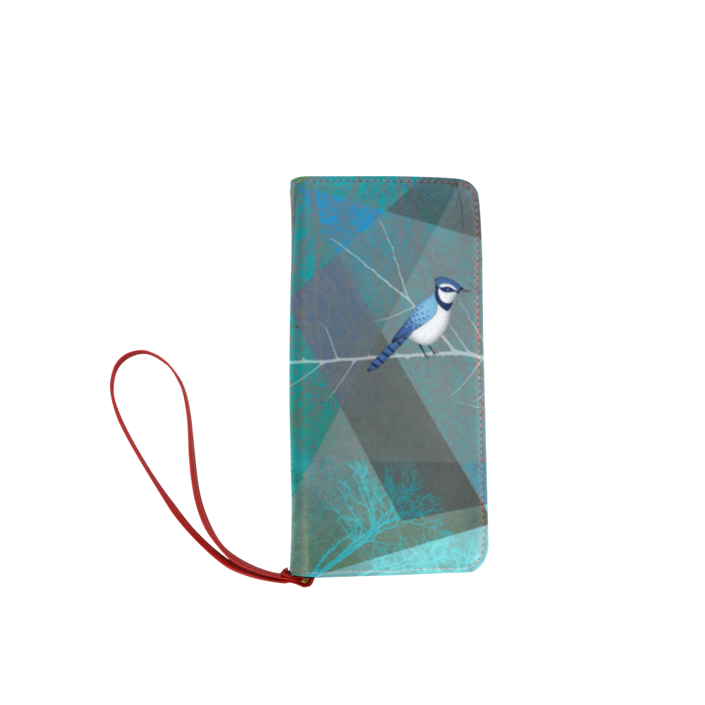 BIRDS P19-W2_ Women's Clutch Wallet (Model 1637)