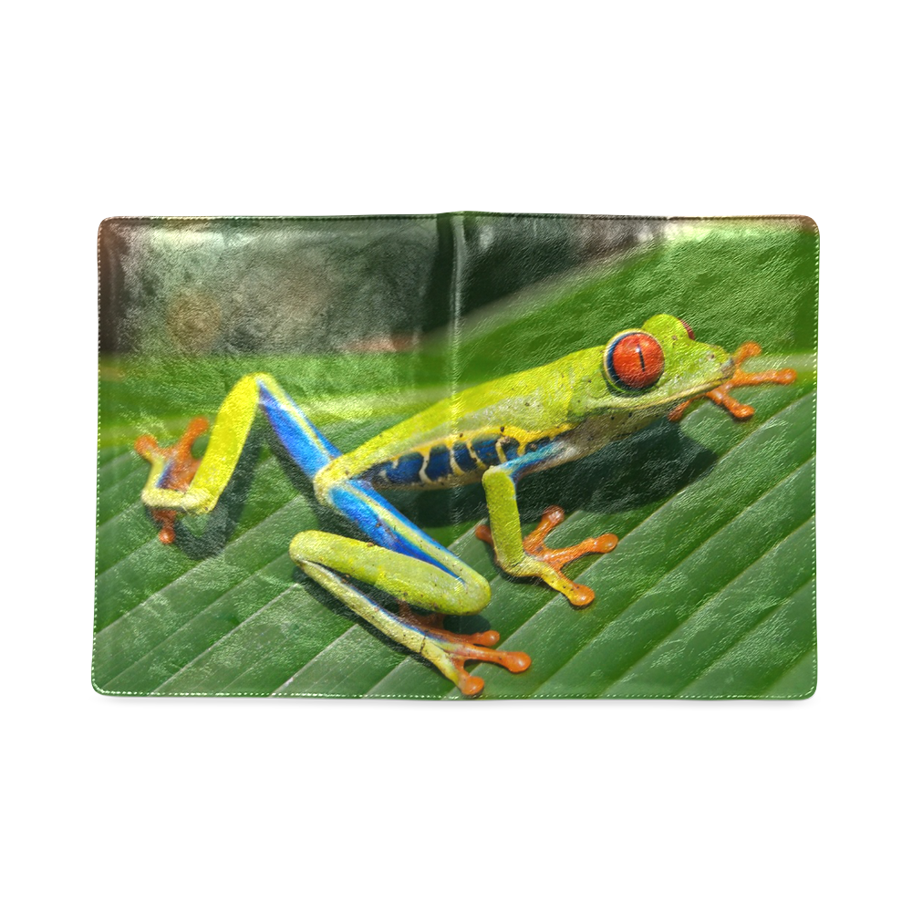 Green Red-Eyed Tree Frog - Tropical Rainforest Animal Custom NoteBook B5