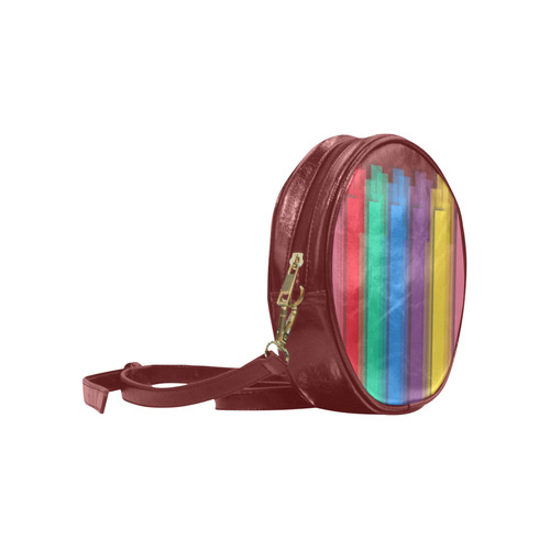 Colorful statement Round Sling Bag (Model 1647)