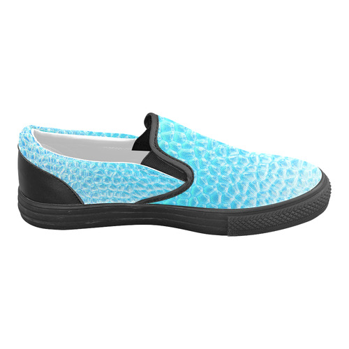 Solder Snake Skin - Jera Nour Slip-on Canvas Shoes for Men/Large Size (Model 019)