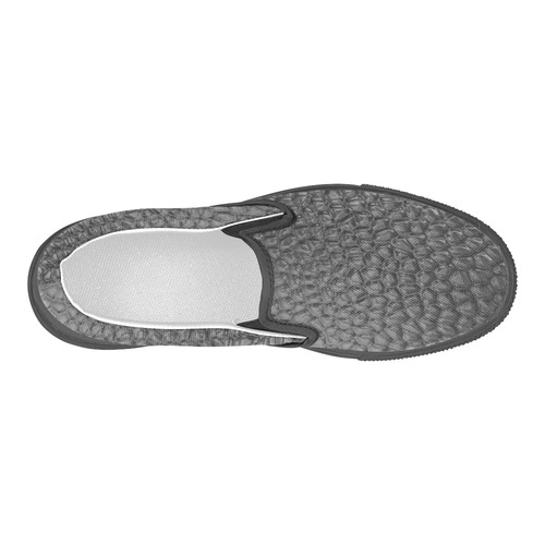 Solder Snake Skin - Jera Nour Men's Slip-on Canvas Shoes (Model 019)