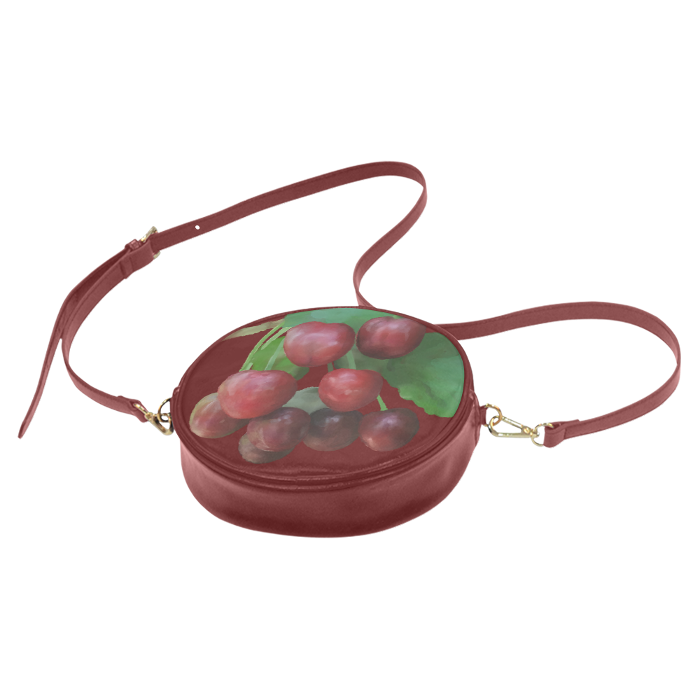 Sour Cherry Round Sling Bag (Model 1647)