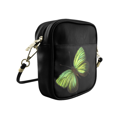 Arhopala horsfield butterflies painting Sling Bag (Model 1627)