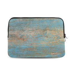 Rustic Wood  Blue Weathered Peeling Paint Macbook Air 13"
