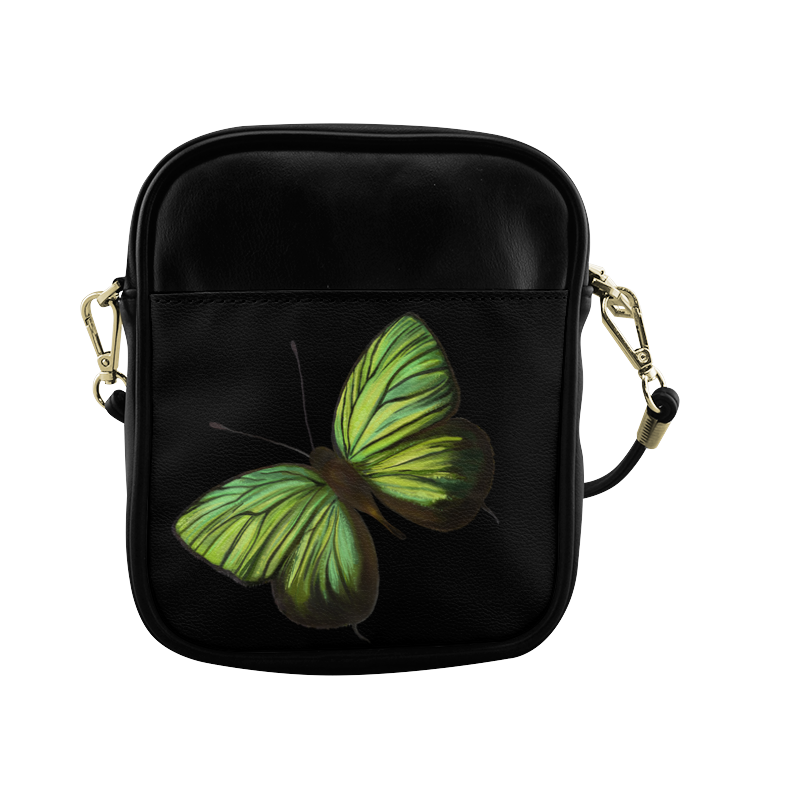 Arhopala horsfield butterflies painting Sling Bag (Model 1627)