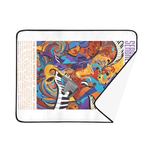 Seabreeze Jazz Festival 2016 Beach Mat 78"x 60"