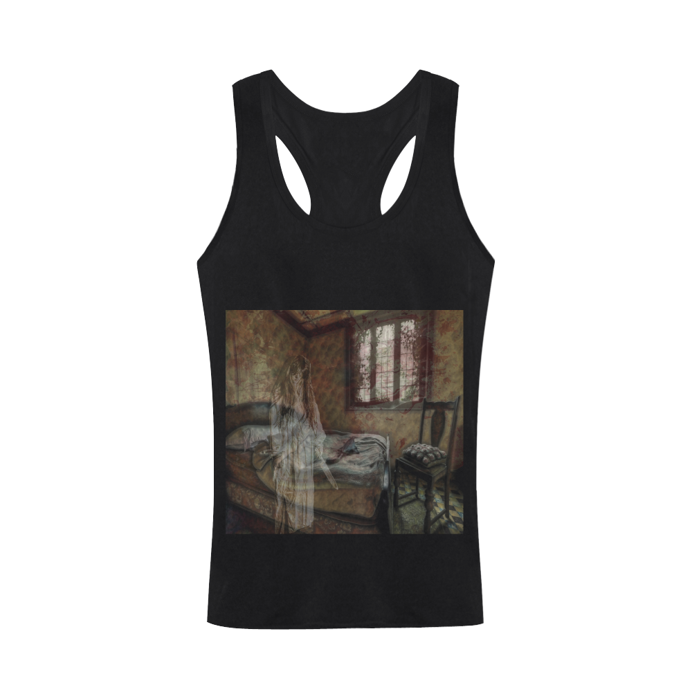 The Ghost in my House Men's I-shaped Tank Top (Model T32)