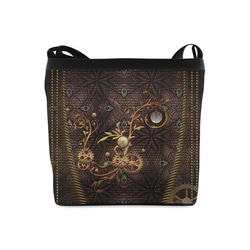 Steampunk, gallant design Crossbody Bags (Model 1613)