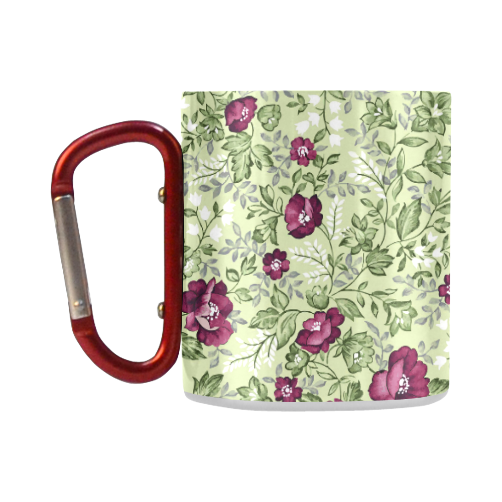 Beautiful Vintage Floral Wallpaper Classic Insulated Mug(10.3OZ)