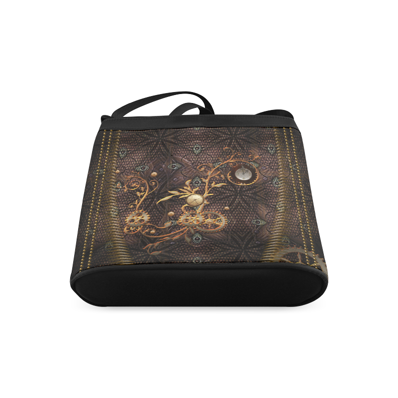 Steampunk, gallant design Crossbody Bags (Model 1613)
