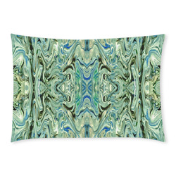 Beautiful Marbling Art Folklore Custom Rectangle Pillow Case 20x30 (One Side)