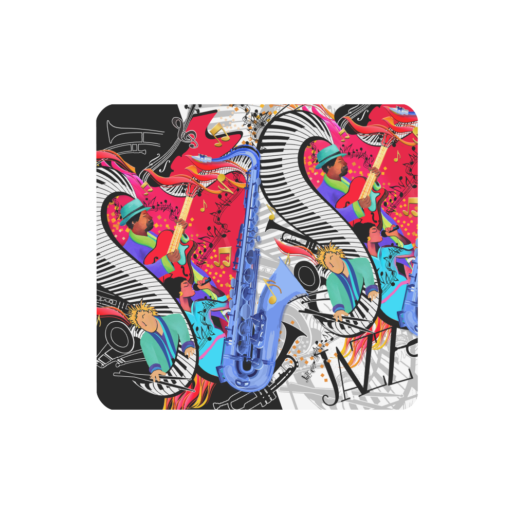 Music Hot Jazz Colorful Art Women's Clutch Wallet (Model 1637)