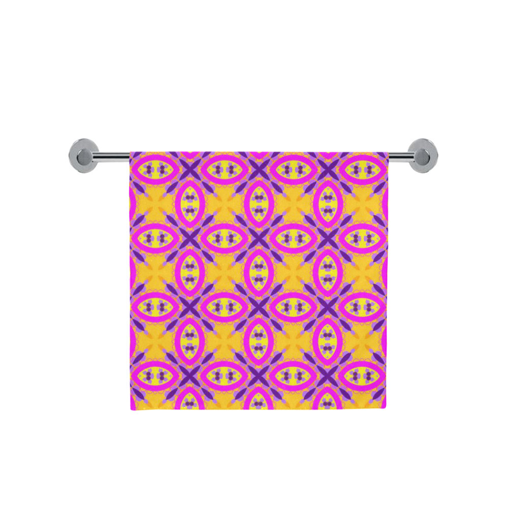 Chic Pink Pattern Bath Towel 30"x56"