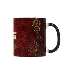 The all seeing eye in gold and red Custom Morphing Mug