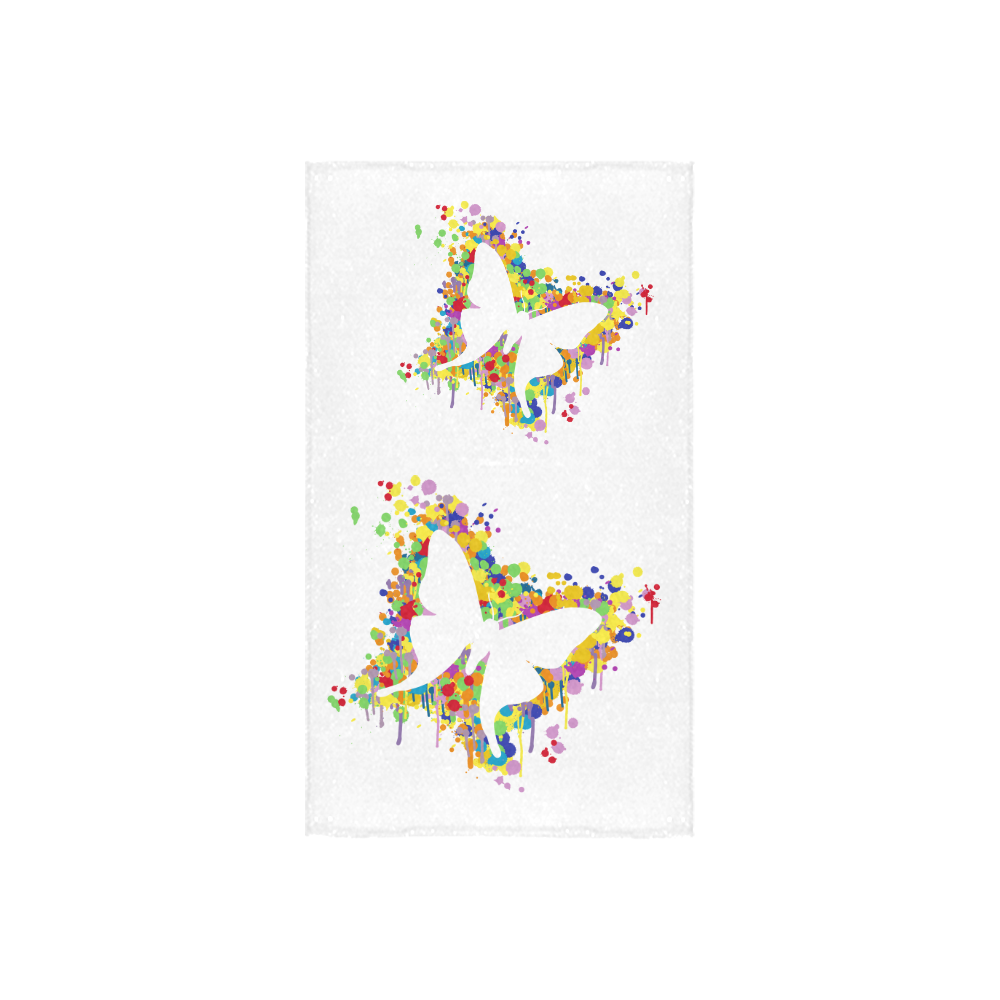 Dancing Butterfly Splash Custom Towel 16"x28"