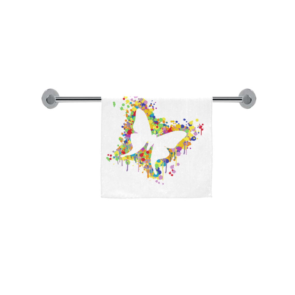 Dancing Butterfly Splash Custom Towel 16"x28"