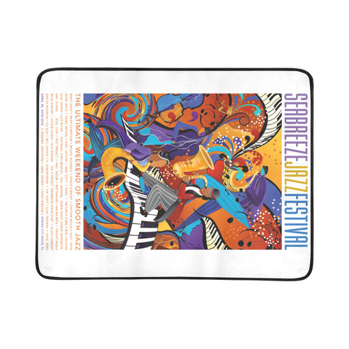 Seabreeze Jazz Festival 2016 Beach Mat 78"x 60"