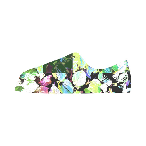 Foliage Patchwork #2 - Jera Nour Aquila Microfiber Leather Women's Shoes/Large Size (Model 031)