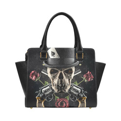 GUN-SKULL Classic Shoulder Handbag (Model 1653)
