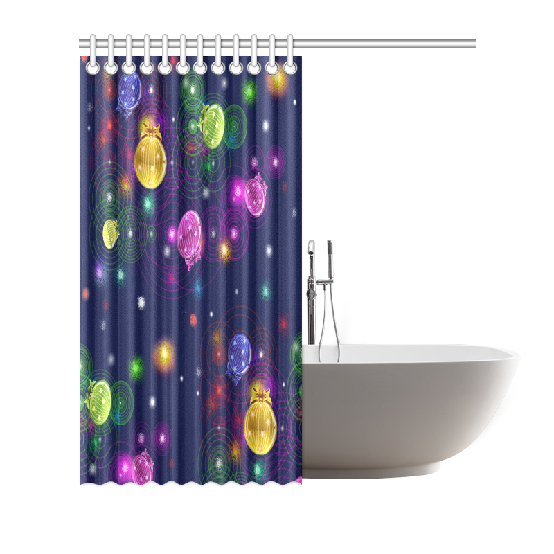 Holiday Shower Curtain Shower Curtain 72"x72"