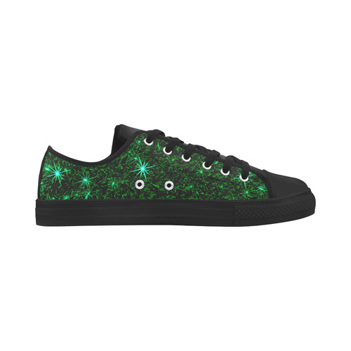 Sparkling Green - Jera Nour Aquila Microfiber Leather Women's Shoes/Large Size (Model 031)