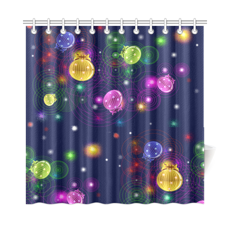 Holiday Shower Curtain Shower Curtain 72"x72"