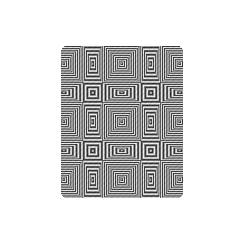 Flickering geometric optical illusion Rectangle Mousepad