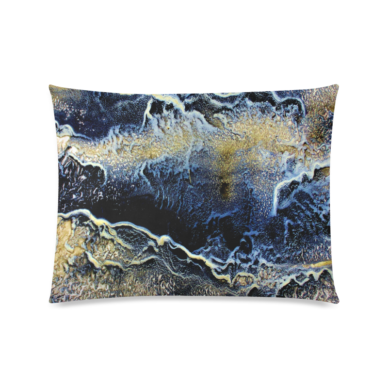 Space Universe Marbling Custom Zippered Pillow Case 20"x26"(Twin Sides)