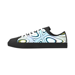 Blast-o-Blob #1 Blue-Tint - Jera Nour Aquila Microfiber Leather Women's Shoes/Large Size (Model 031)