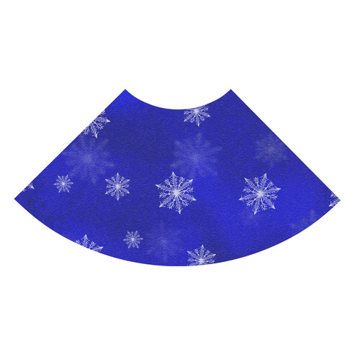 holiday winter snowflakes 3/4 Sleeve Sundress (D23)