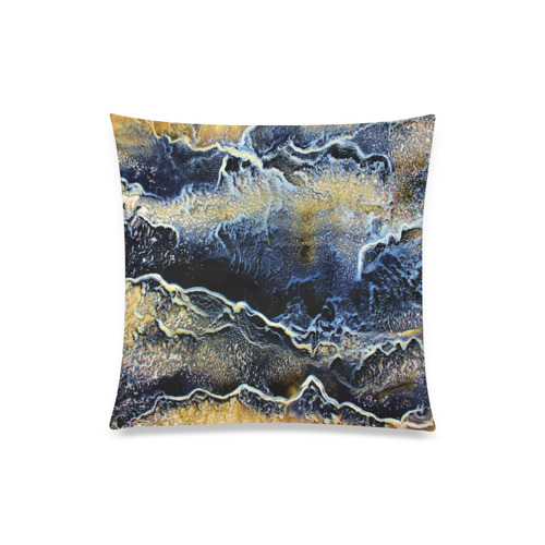 Space Universe Marbling Custom Zippered Pillow Case 20"x20"(Twin Sides)