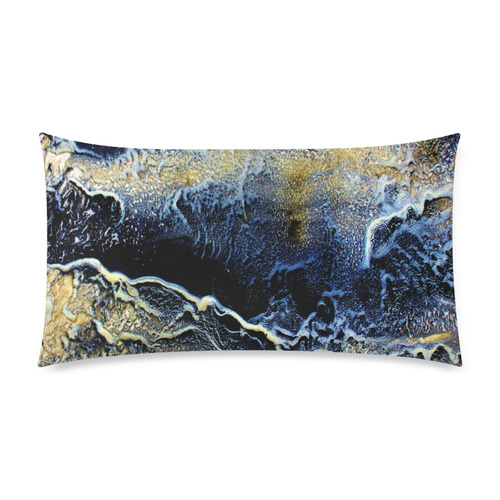 Space Universe Marbling Rectangle Pillow Case 20"x36"(Twin Sides)