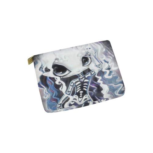 Skeleton Girl Carry-All Pouch 6''x5''