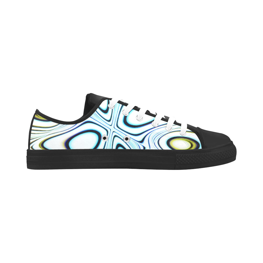 Blast-o-Blob #1 Blue-Tint - Jera Nour Aquila Microfiber Leather Women's Shoes/Large Size (Model 031)