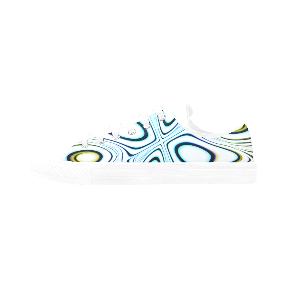 Blast-o-Blob #1 Blue-Tint - Jera Nour Aquila Microfiber Leather Women's Shoes/Large Size (Model 031)