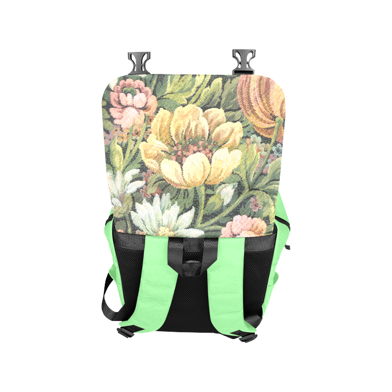 Grandma's Couch Floral Apholstery Look Casual Shoulders Backpack (Model 1623)