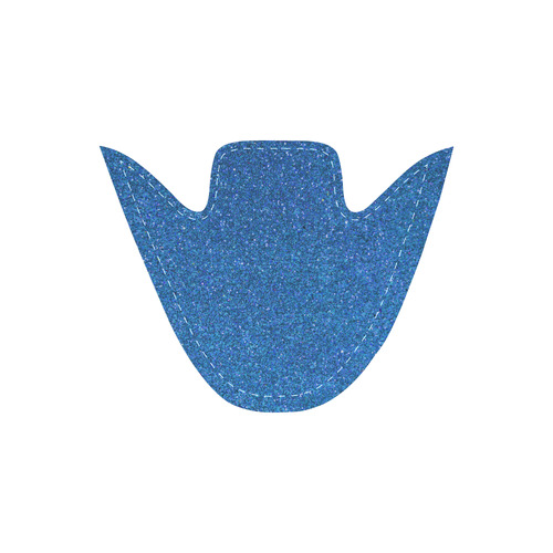 Sparkles Light Blue Glitter Women's Unusual Slip-on Canvas Shoes (Model 019)