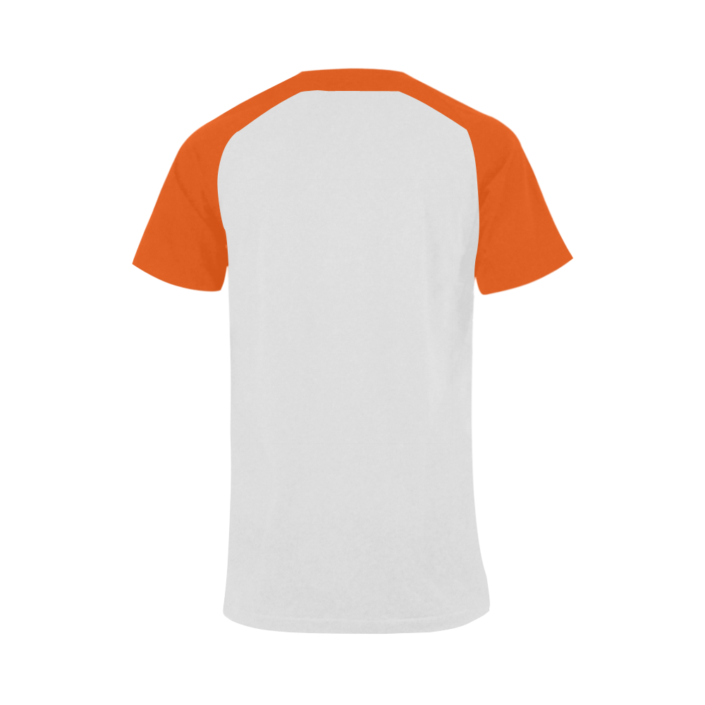 SPORT Football Soccer, Ball under Fire Men's Raglan T-shirt Big Size (USA Size) (Model T11)
