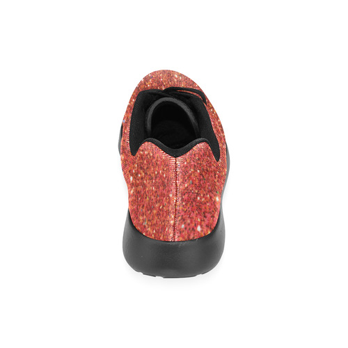 Sparkles Red Glitter Women’s Running Shoes (Model 020)