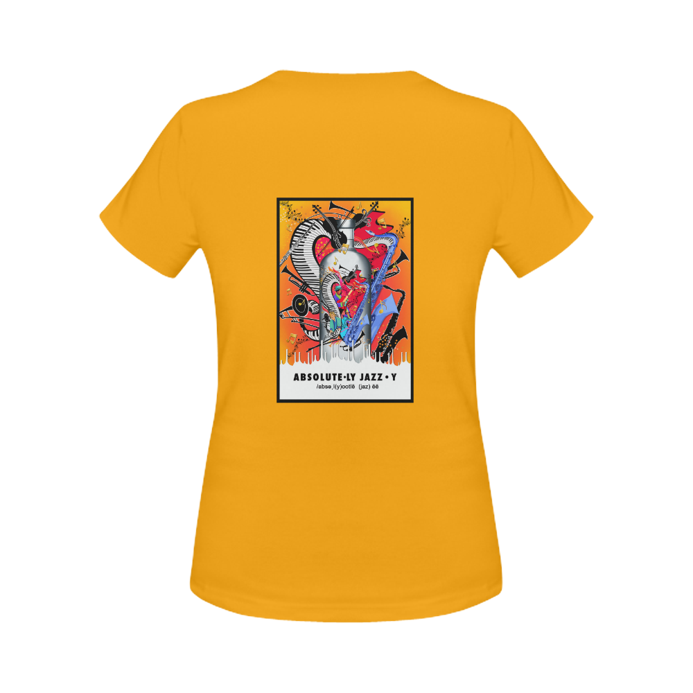 Absolute Jazz Music Theme Art Print Women's Classic T-Shirt (Model T17）