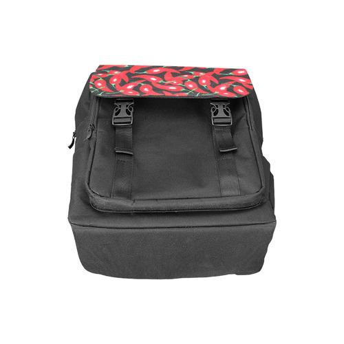 red hottt chili peppers Casual Shoulders Backpack (Model 1623)